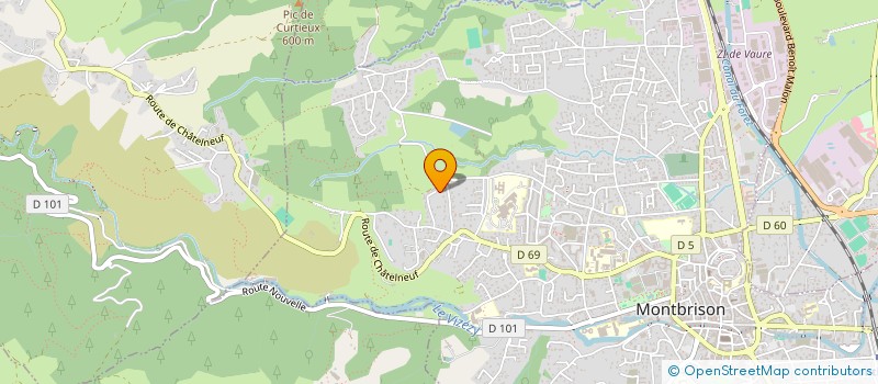 localisation de l'entreprise MADAME MARINE GIRAUDON  MONTBRISON