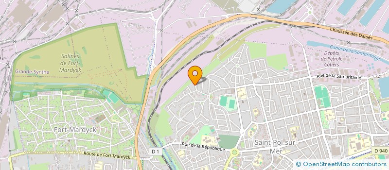 localisation de l'entreprise MADAME MARINE GLACHET à DUNKERQUE