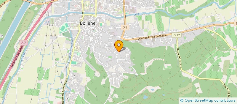 localisation de l'entreprise MADAME MARINE GLEYSE  BOLLENE