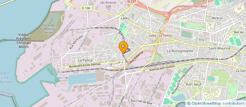 localisation de l'entreprise MADAME MARINE GLORIA  LA ROCHELLE