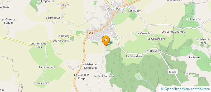 localisation de l'entreprise MADAME MARINE GNAHORE à COURTOMER