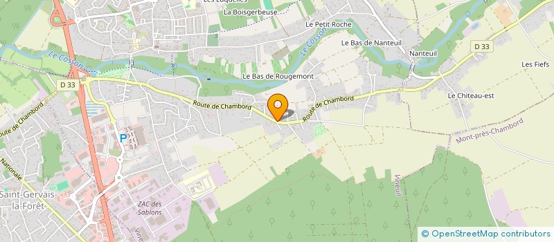 localisation de l'entreprise MADAME MARINE GODINEAU à VINEUIL