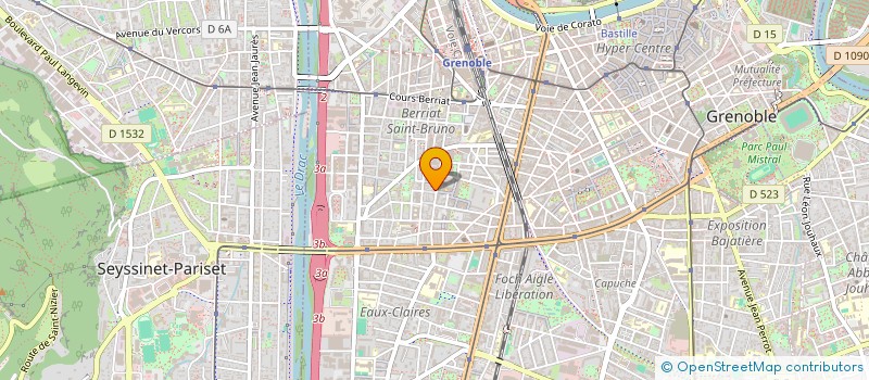 localisation de l'entreprise MADAME MARINE GODTSCHALCK  GRENOBLE