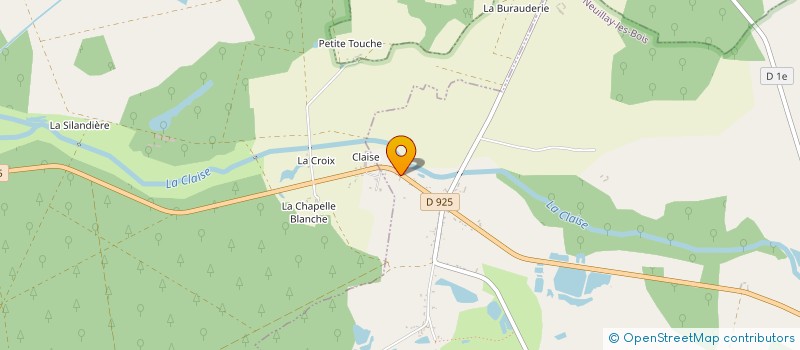 localisation de l'entreprise MADAME MARINE GODWEL à NEUILLAY-LES-BOIS