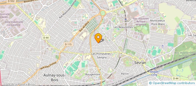 localisation de l'entreprise MADAME MARINE GONCALVES  SEVRAN