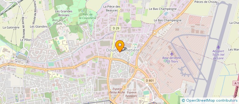 localisation de l'entreprise MADAME MARINE GOUAUX  TOURS