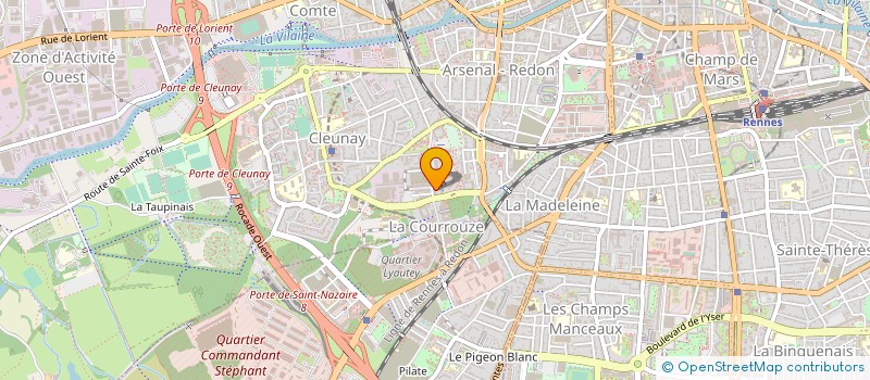 localisation de l'entreprise MADAME MARINE GOUEZIGOUX  RENNES