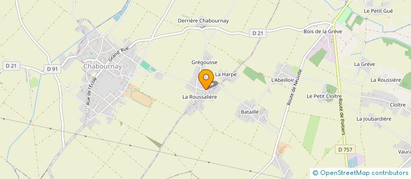 localisation de l'entreprise MADAME MARINE GOULIN à CHABOURNAY