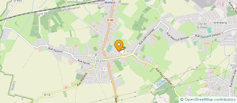 localisation de l'entreprise MADAME MARINE GOURDIN  WALLERS