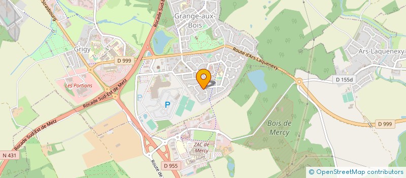 localisation de l'entreprise MADAME MARINE GRANDPRAT  OGY-MONTOY-FLANVILLE