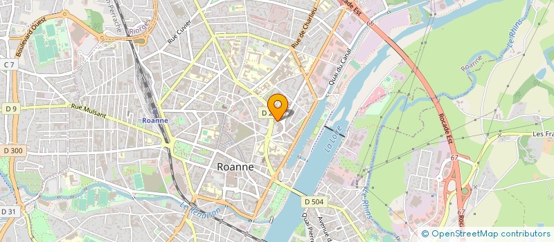 localisation de l'entreprise MADAME MARINE GRANGE  ROANNE