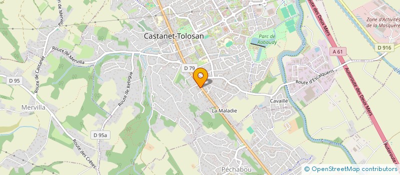 localisation de l'entreprise MADAME MARINE GRANGIER à CASTANET-TOLOSAN