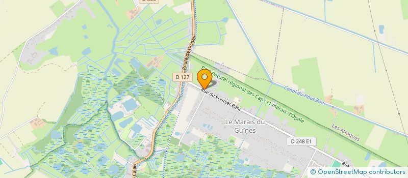 localisation de l'entreprise MADAME MARINE GRANSARD  GUINES