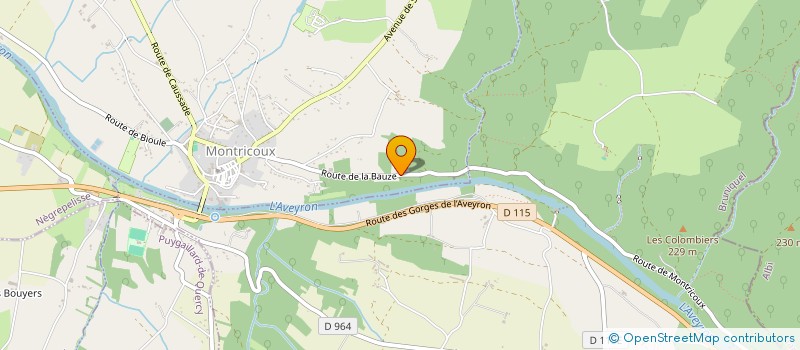 localisation de l'entreprise MADAME MARINE GRAVELINES  MONTRICOUX