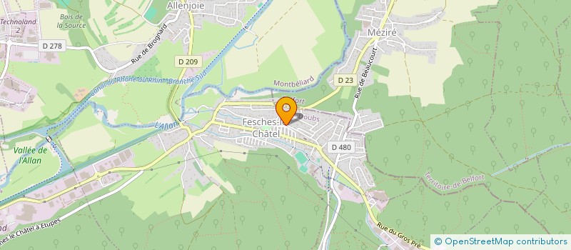 localisation de l'entreprise MADAME MARINE GREFF  FESCHES-LE-CHATEL