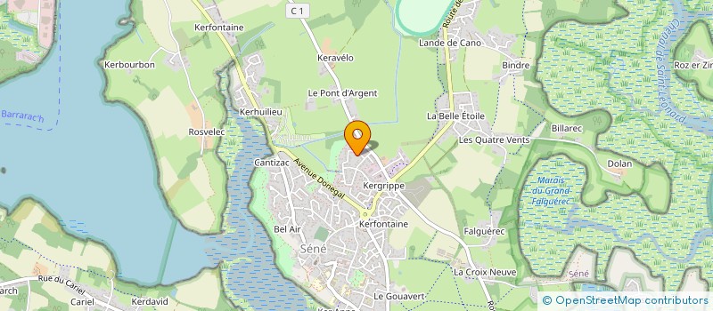 localisation de l'entreprise MADAME MARINE GREGOIRE  SENE