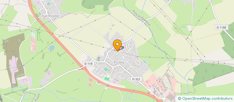 localisation de l'entreprise MADAME MARINE GRESSIER  PUSEY