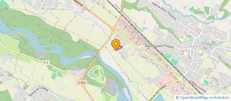 localisation de l'entreprise MADAME MARINE GRIET  LESCAR