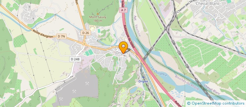 localisation de l'entreprise MADAME MARINE GRIFFART  ORGON