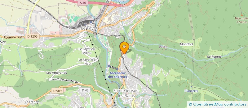 localisation de l'entreprise MADAME MARINE GRISOL  SAINT-GERVAIS-LES-BAINS