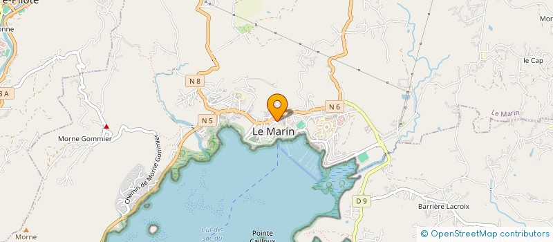 localisation de l'entreprise MADAME MARINE GROSSEPIECE  LE MARIN