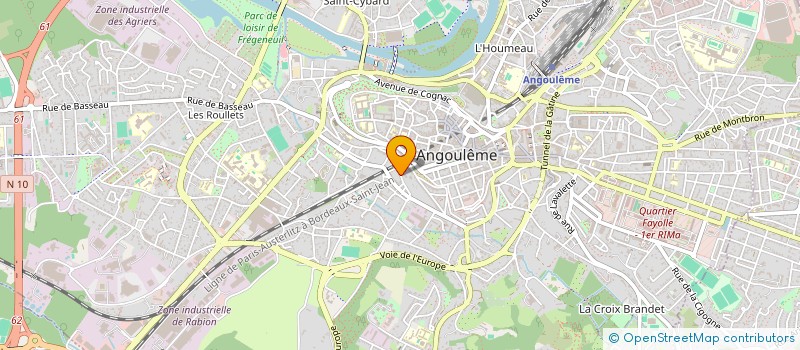 localisation de l'entreprise MADAME MARINE GROSSET à ANGOULEME