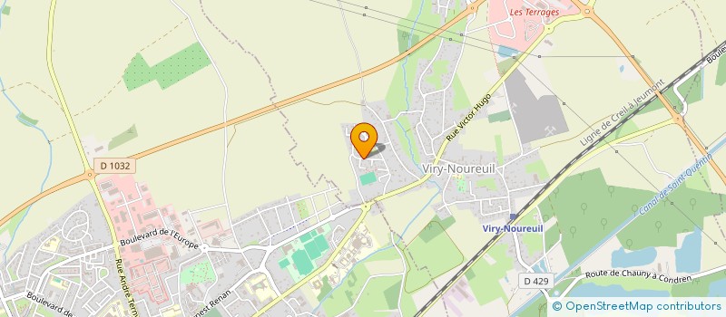 localisation de l'entreprise MADAME MARINE GUEANT  CHAUNY