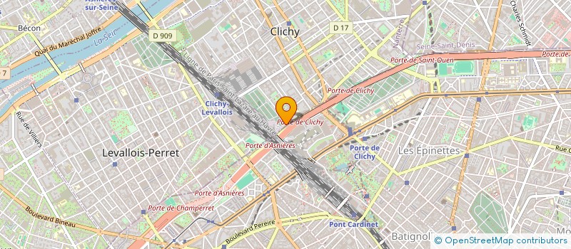 localisation de l'entreprise MADAME MARINE GUELACHVILI à CLICHY