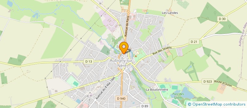 localisation de l'entreprise MADAME MARINE GUERARD à AUBIGNY-SUR-NERE