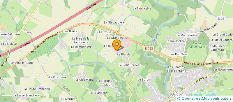 localisation de l'entreprise MADAME MARINE GUFFROY  OUDON