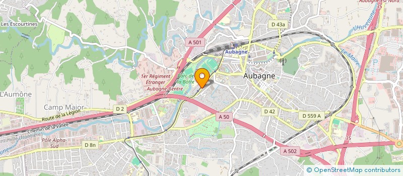 localisation de l'entreprise MADAME MARINE GUIBERT à AUBAGNE