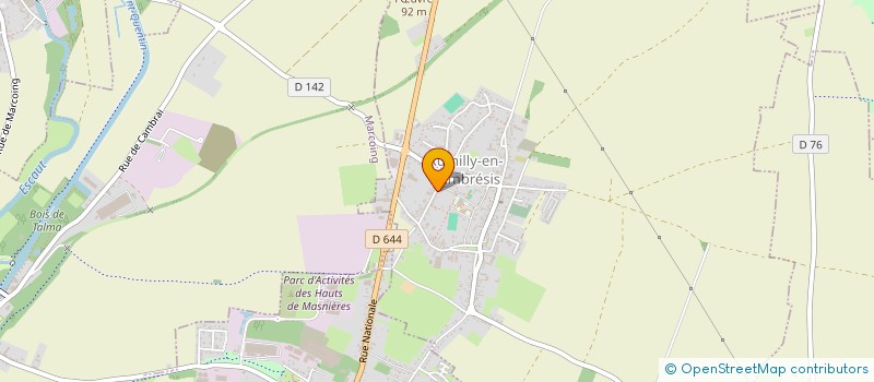 localisation de l'entreprise MADAME MARINE GUIDEZ  RUMILLY-EN-CAMBRESIS