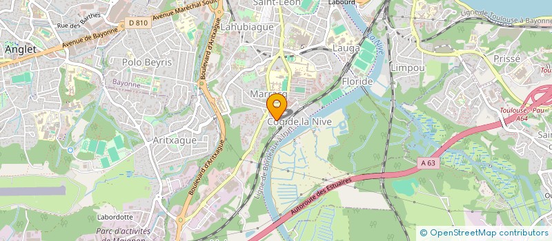 localisation de l'entreprise MADAME MARINE GUIGNARD  BAYONNE