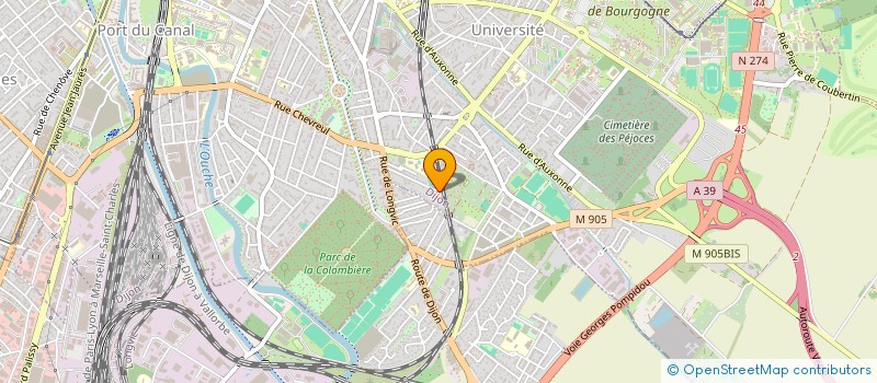 localisation de l'entreprise MADAME MARINE GUIGON à DIJON