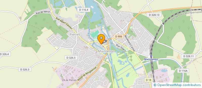 localisation de l'entreprise MADAME MARINE GUIN à MAINTENON