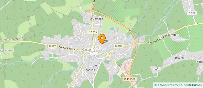 localisation de l'entreprise MADAME MARINE GUIOD  CASTELNAU-DE-MEDOC