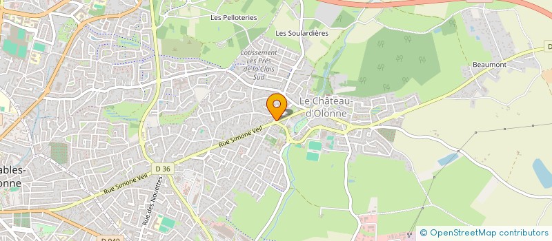 localisation de l'entreprise MADAME MARINE GUITTON à LES SABLES D'OLONNE