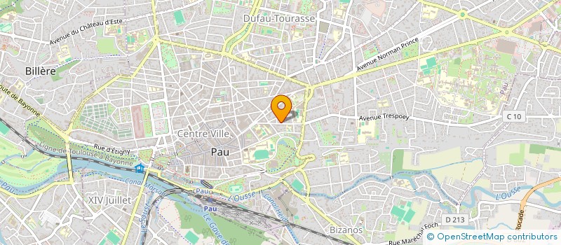 localisation de l'entreprise MADAME MARINE GUNTZ à PAU