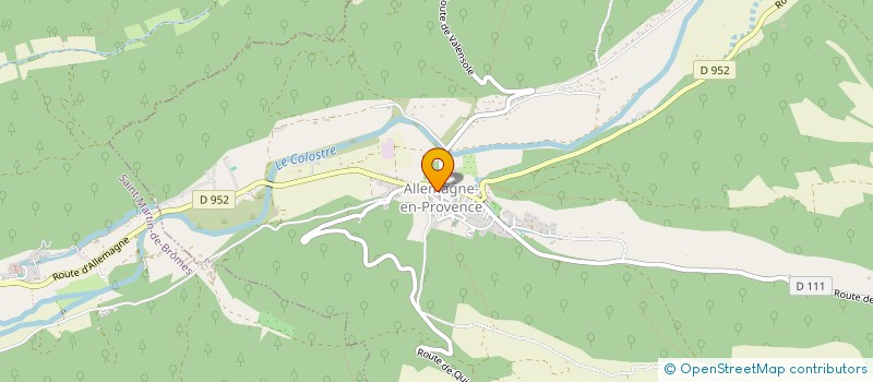 localisation de l'entreprise MADAME MARINE GUY  ALLEMAGNE-EN-PROVENCE