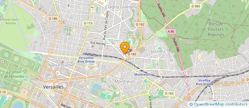 localisation de l'entreprise MADAME MARINE GUYOT à VERSAILLES