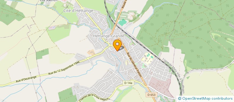 localisation de l'entreprise MADAME MARINE HAOUES DE KERLIVIOU DE CHEF DU BOIS  HETTANGE-GRANDE