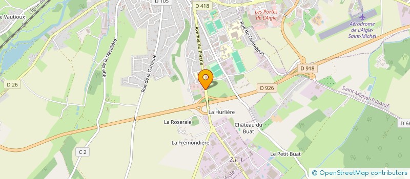 localisation de l'entreprise MADAME MARINE HARET à L'AIGLE