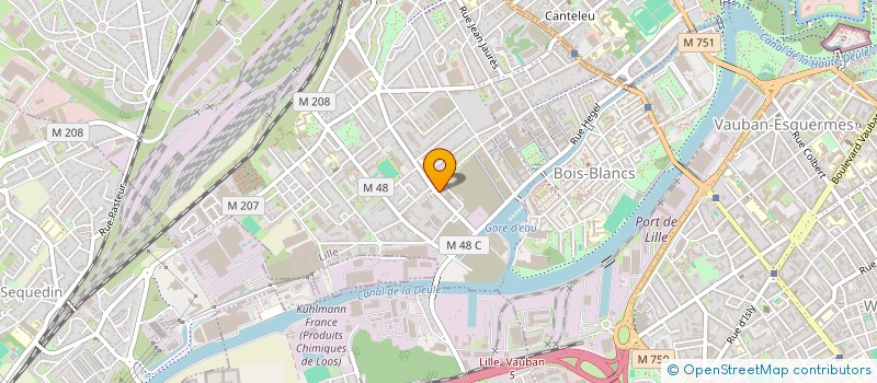 localisation de l'entreprise MADAME MARINE HARMEL à LILLE