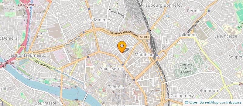 localisation de l'entreprise MADAME MARINE HARRATI à TOULOUSE