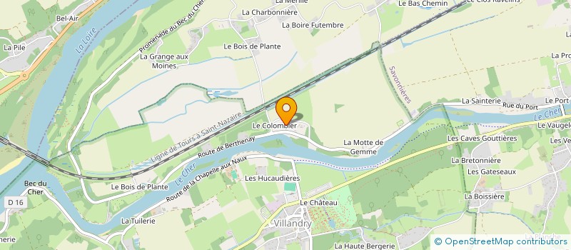 localisation de l'entreprise MADAME MARINE HASCOET  VILLANDRY