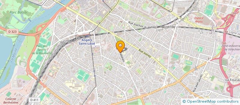localisation de l'entreprise MADAME MARINE HASLOUIN à ANGERS