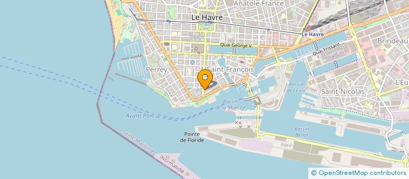 localisation de l'entreprise MADAME MARINE HAUGUEL à LE HAVRE