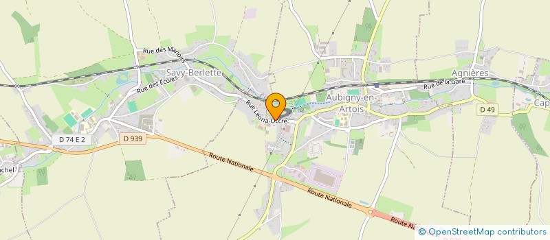 localisation de l'entreprise MADAME MARINE HAULTCOEUR  AUBIGNY-EN-ARTOIS