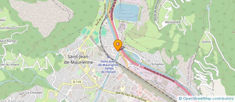 localisation de l'entreprise MADAME MARINE HAYBRARD à SAINT-JEAN-DE-MAURIENNE