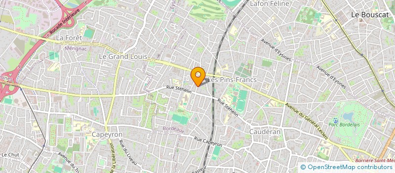 localisation de l'entreprise MADAME MARINE HENRARD  BORDEAUX